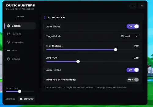 [Alter Hub] Catch 1 Billion Ducks Scripts - Auto Shoot, Auto Sell, Auto Buy