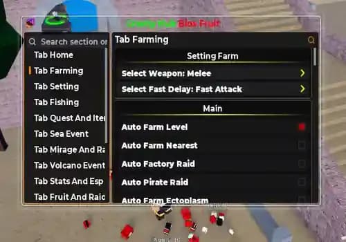 [Gravity Hub] Blox Fruits script – Auto Farm, Fast Attack, Raids & Sea Events