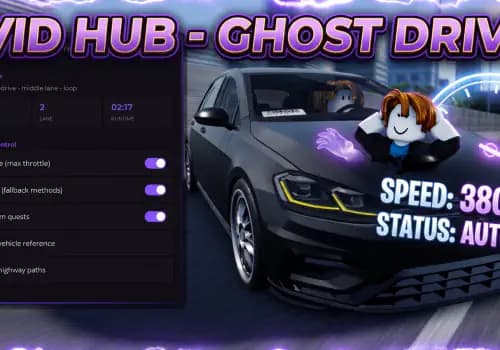 Ghost Driver Script - Auto Farm・Anti-AFK・Auto Quest Collection