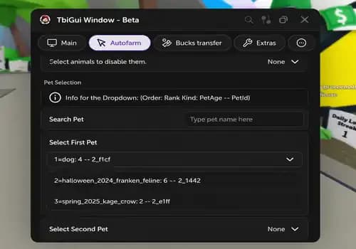 [TbiGui] Adopt Me Script - Set Aura, Baby Farm, Baby Farm