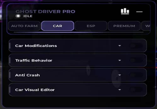 Ghost Drivers Script - Auto Farm, Anti Crash