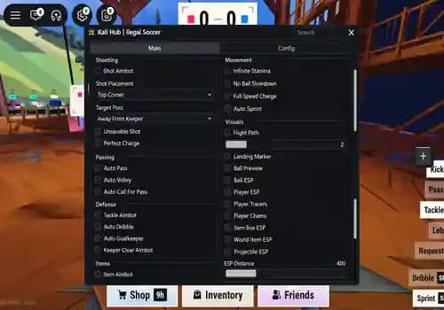 [KaliHub] Illegal Soccer Script Snowy Studios - Goal Assistant, Shot Placement