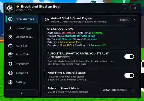 [CM Hub] Break and Steal an Egg Script - Instant Steal Animals
