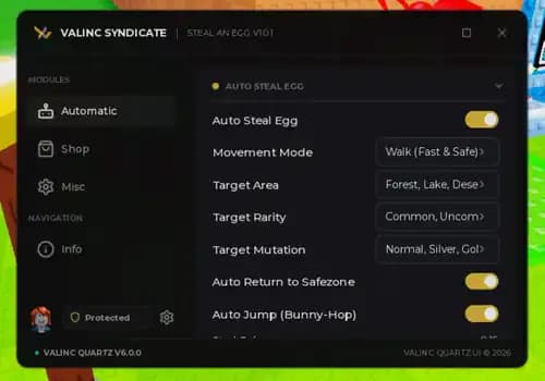 Steal An Egg Script - Auto Steal Egg by Valinc