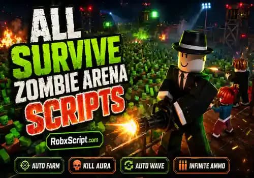 Survive Zombie Arena Scripts 2026 - No Key, Auto Farming