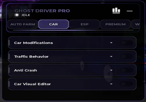 Ghost Drivers Script - Auto Farm, Anti Crash