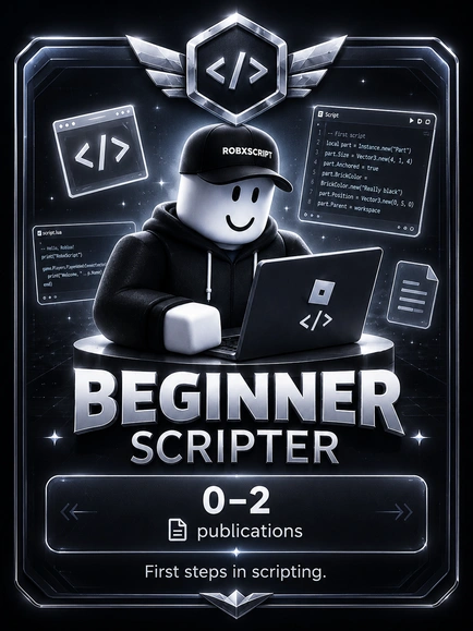Beginner Scripter rank