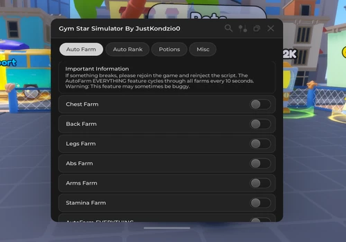 Gym Star Sim 1