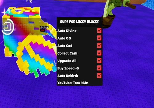 Surf For Lucky Blocks